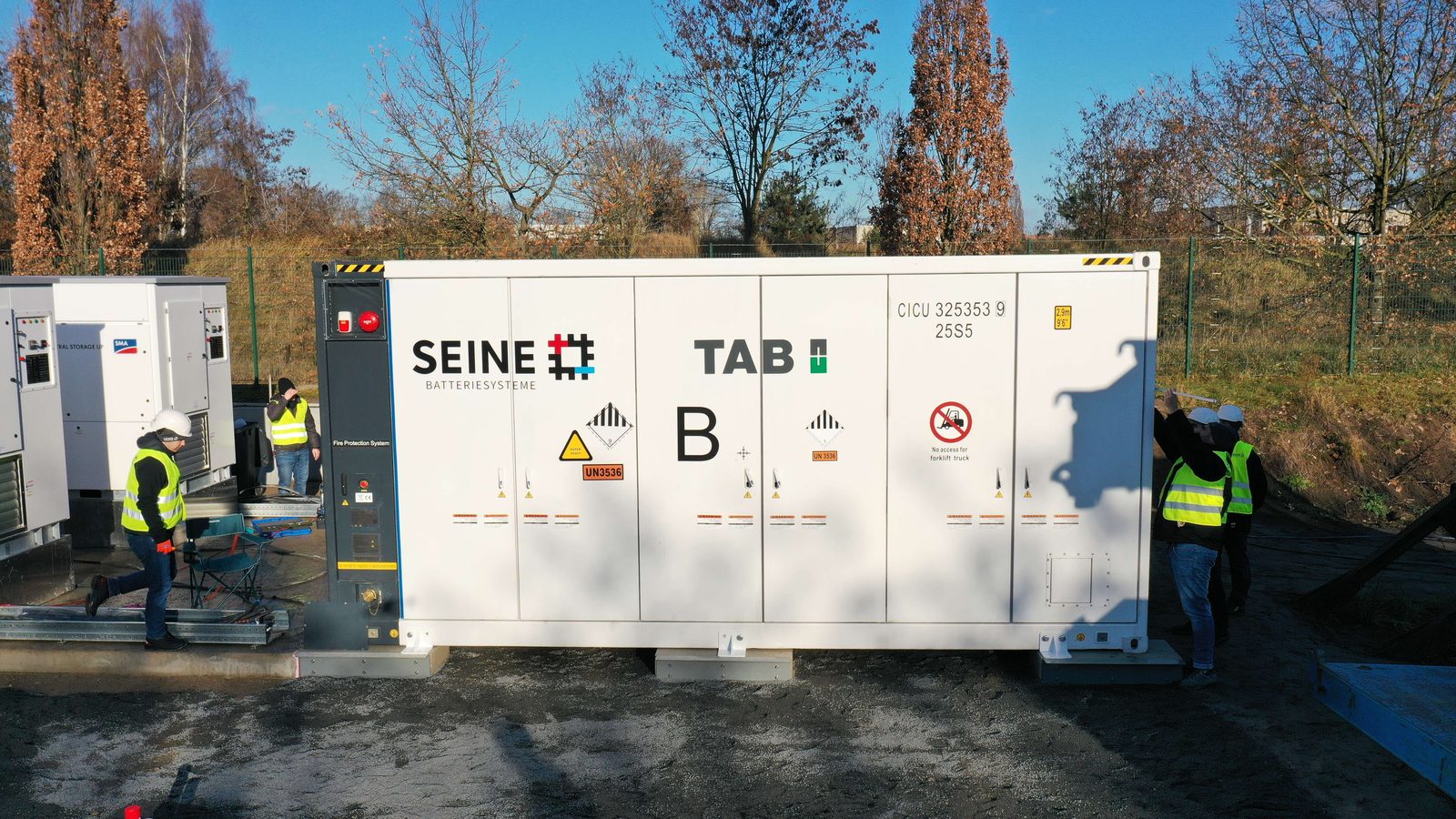 SEINE 5000 Container – Standortübersicht